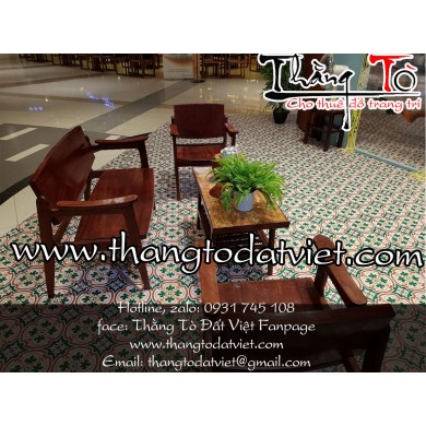 cho thuê bàn ghế xưa 3